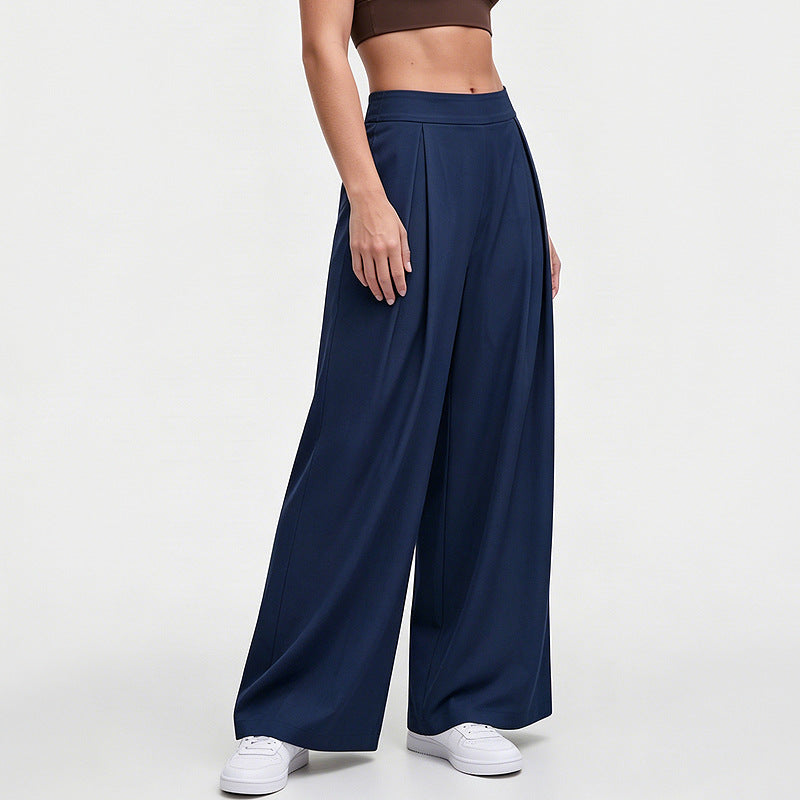 Straight-leg Wide-leg Athletic Pants For Women Casual And Versatile For Outdoor Wear