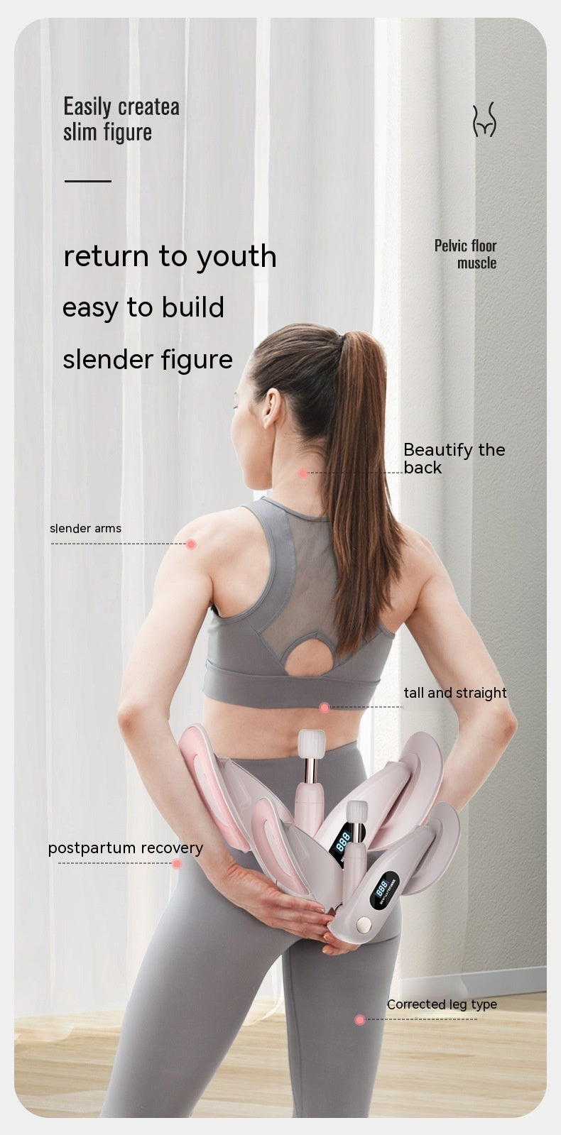 Pelvic Floor Muscle Count Training Repair Device
