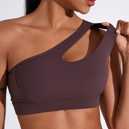 Hollow Out Shoulder Belt Underwear Sports Women's Yoga