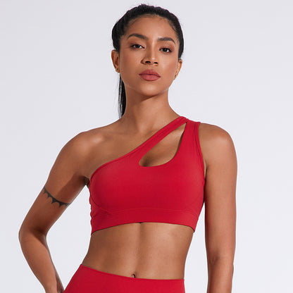 Hollow Out Shoulder Belt Underwear Sports Women's Yoga