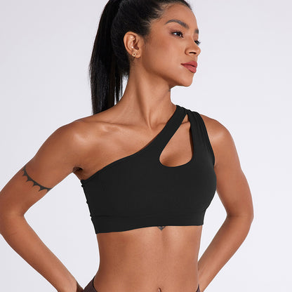 Hollow Out Shoulder Belt Underwear Sports Women's Yoga