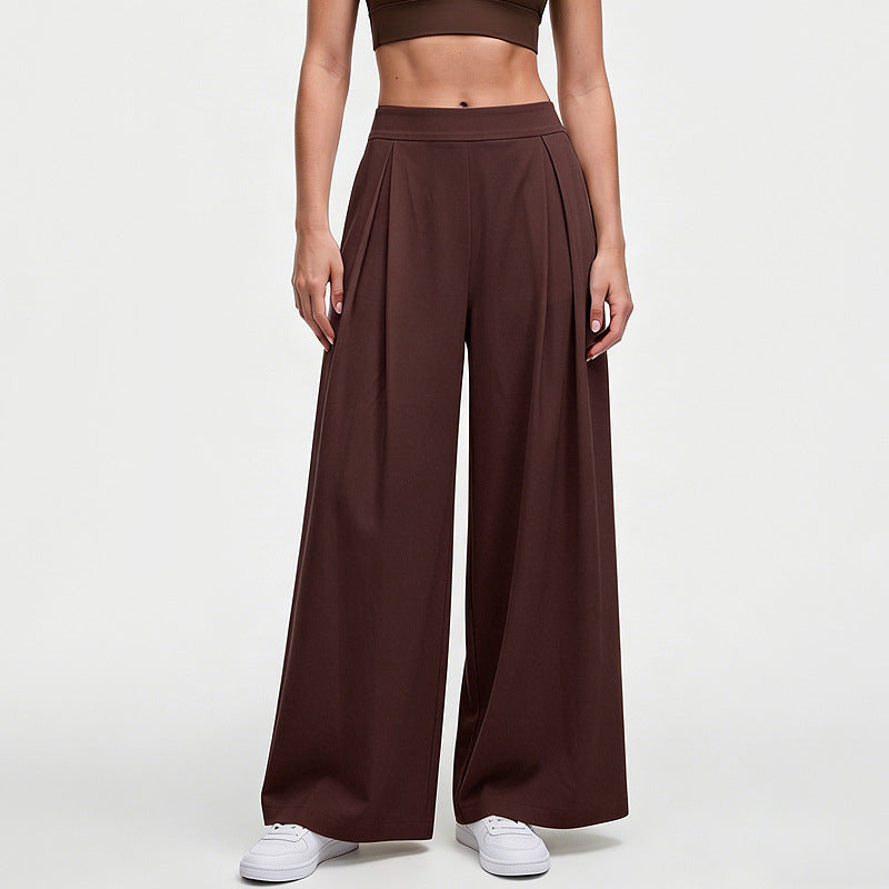 Straight-leg Wide-leg Athletic Pants For Women Casual And Versatile For Outdoor Wear