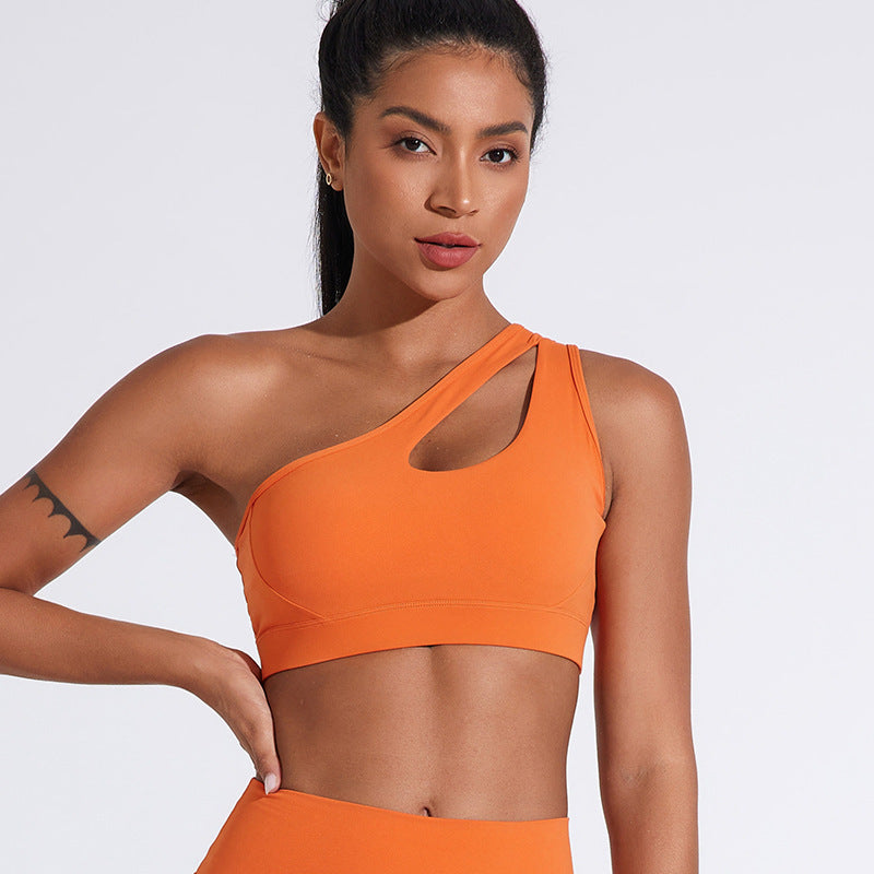 Hollow Out Shoulder Belt Underwear Sports Women's Yoga