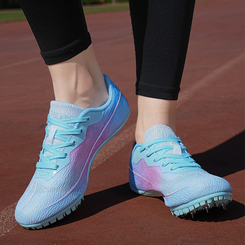 Middle And Short Running Shoes Male And Female Students Track And Field Competition