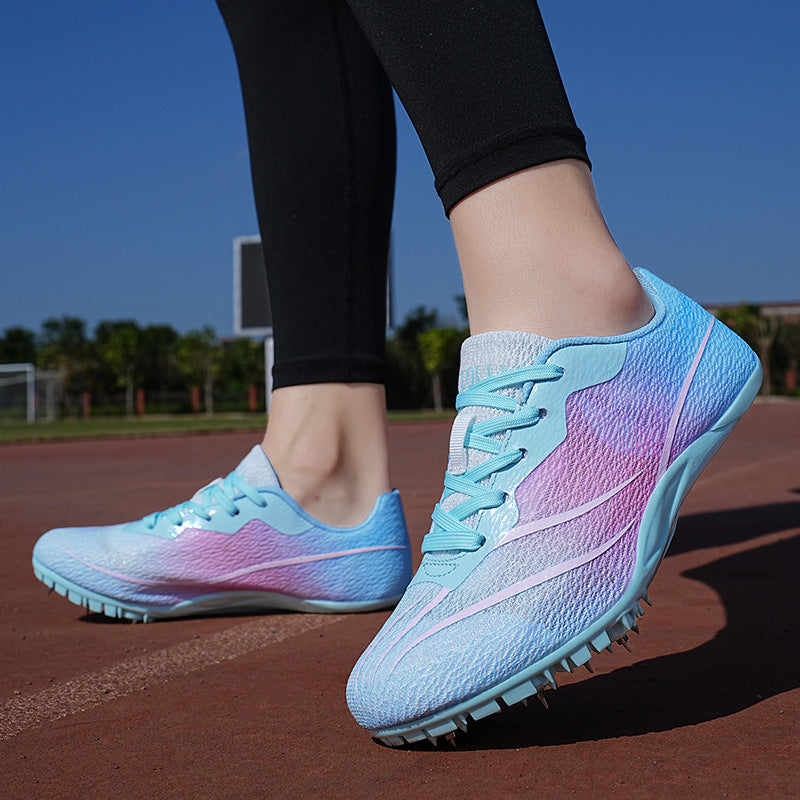 Middle And Short Running Shoes Male And Female Students Track And Field Competition