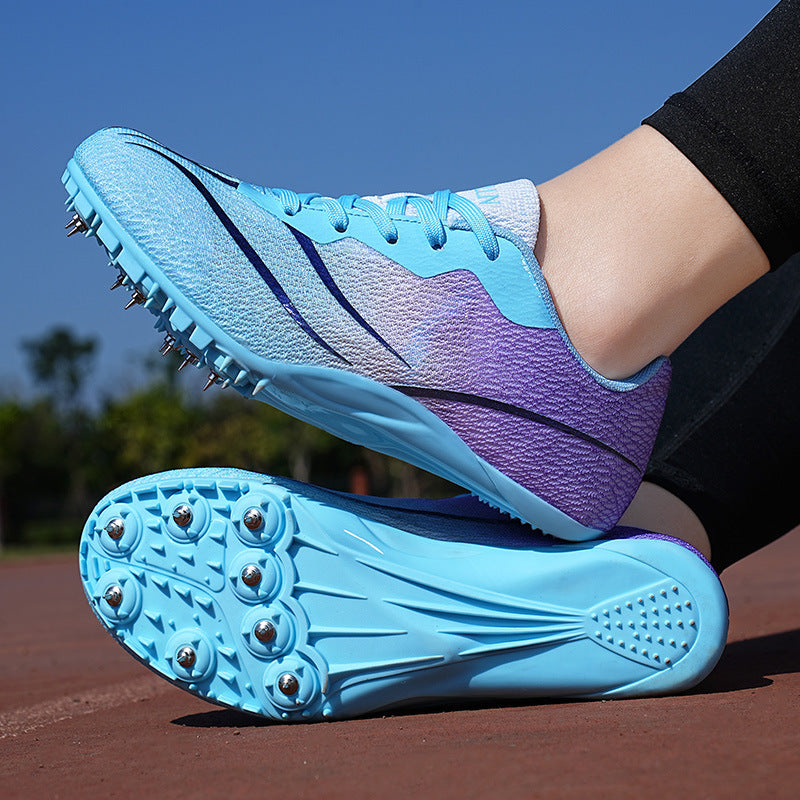 Middle And Short Running Shoes Male And Female Students Track And Field Competition