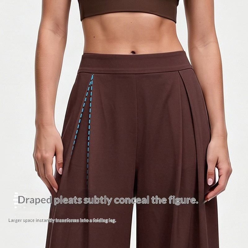 Straight-leg Wide-leg Athletic Pants For Women Casual And Versatile For Outdoor Wear