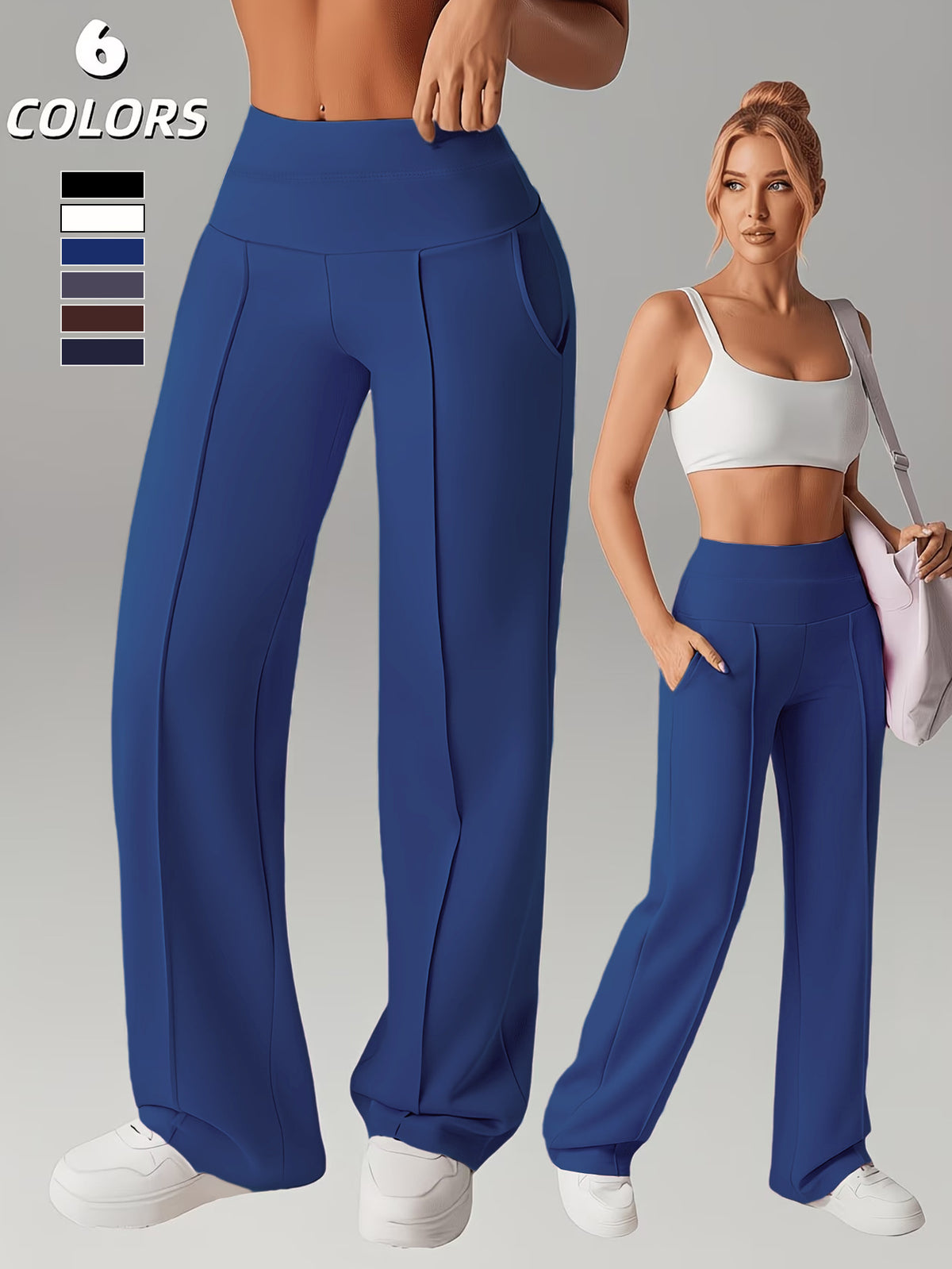 Women New Arrival Straight Leg Athletic Pants Loose Quick Dry Yoga Trousers For Pilates Running Training Fitness Casual Wear